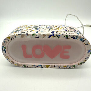Terrazzo LED Love Night Light